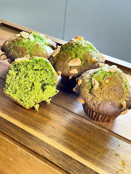 Muffins με matcha